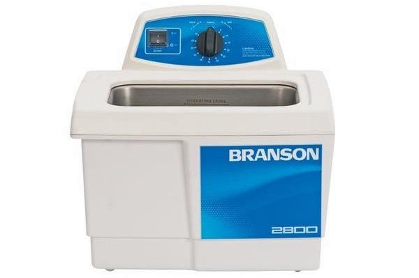 Branson M2800H Ultrasonic Cleaner with Mechanical Timer & Heat, 0.75 gallon - leadsonics
