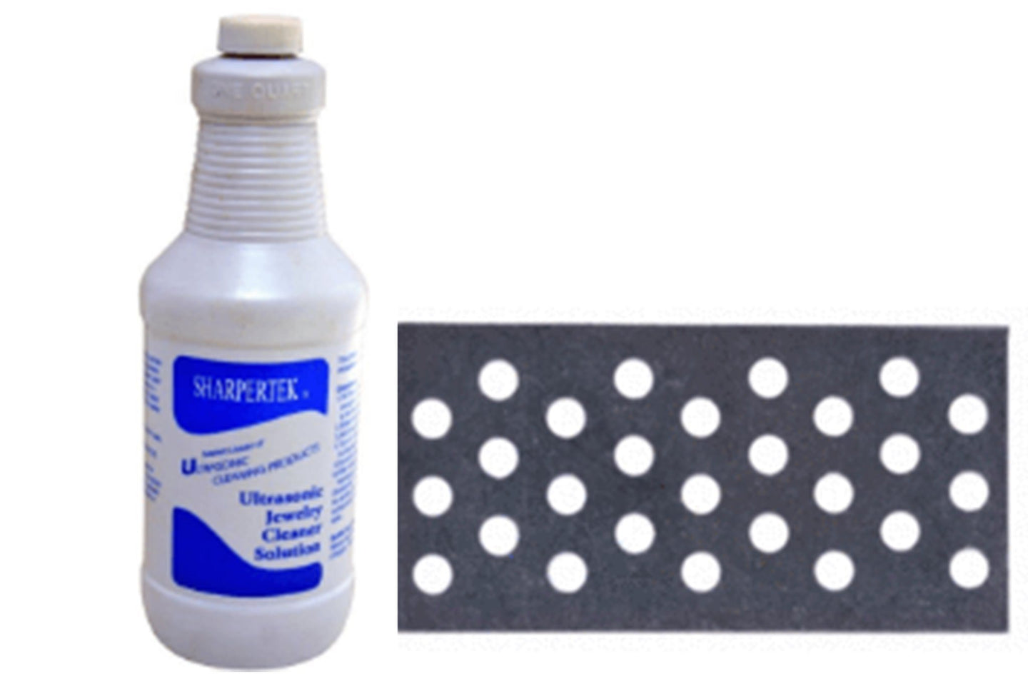 SharperTek Jewelry Cleaning Solution & Silver Cleaning Plate