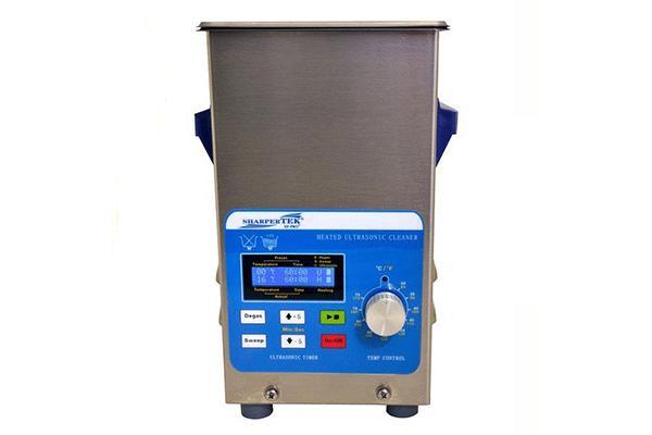 SharperTek XPS120-2.5L | Heated jewelry cleaner with sweep and degas | 2.5L - leadsonics